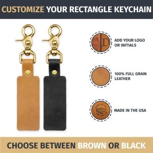 Rectangle Keychain: Custom