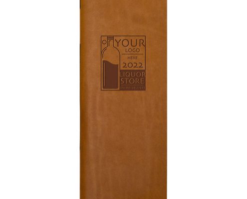 Full-Grain Leather Menu Cover - Vertical